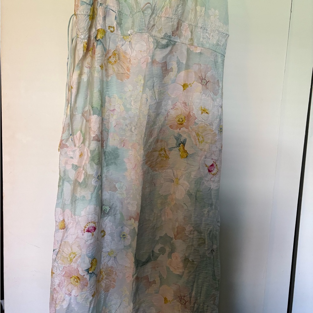 Floral Maxi Dress in Pastel Hues